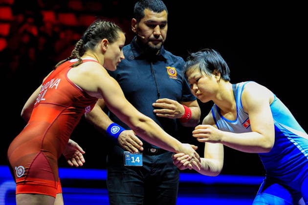 Wrestling Ranking Series Ulaanbaatar Open 62kg WW - Ok Ju Kim (PRK) df. Bilyana Zhivkova Dudova (BUL)