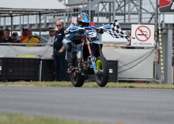 IPA85395640 - Bonnal Steve (FRA) - TM - TVS Racing during FIM Supermoto World Championship, WM, Weltmeisterschaft 2026 - Grand Prix of Piemonte, Supermoto race in Busca, Italy, June 06 2026  Copyright: xSilvanoxMarcoxCesario IPAxSportx xx 85395640