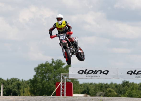 IPA85395667 - Negri Kevin (FRA) - Honda during FIM Supermoto World Championship, WM, Weltmeisterschaft 2026 - Grand Prix of Piemonte, Supermoto race in Busca, Italy, June 06 2026  Copyright: xSilvanoxMarcoxCesario IPAxSportx xx 85395667