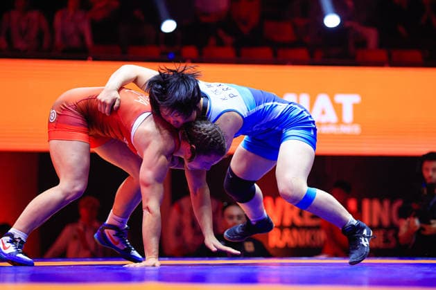 Wrestling Ranking Series Ulaanbaatar Open 62kg WW - Ok Ju Kim (PRK) df. Bilyana Zhivkova Dudova (BUL)