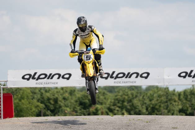 IPA85395686 - Pernat Gabin (FRA) - Suzuki - Team Insane-Parts Suzuki during FIM Supermoto World Championship, WM, Weltmeisterschaft 2026 - Grand Prix of Piemonte, Supermoto race in Busca, Italy, June 06 2026  Copyright: xSilvanoxMarcoxCesario IPAxSportx xx 85395686