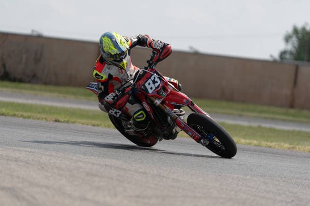 IPA85395688 - Olivier Riccardo (ITA) - TM - Team Eleven during FIM Supermoto World Championship, WM, Weltmeisterschaft 2026 - Grand Prix of Piemonte, Supermoto race in Busca, Italy, June 06 2026  Copyright: xSilvanoxMarcoxCesario IPAxSportx xx 85395688