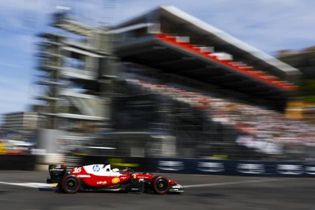 MONACO - Charles Leclerc (Ferrari) during qualifying at the Circuit de Monaco ahead of the Monaco Grand Prix. SEM VAN DER WAL ANP xVIxANPxSportx xxANPxIVx 560282660 originalFilename: 560282660.jpg