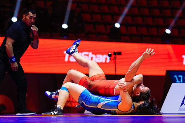 Wrestling Ranking Series Ulaanbaatar Open 62kg WW - Ok Ju Kim (PRK) df. Bilyana Zhivkova Dudova (BUL)