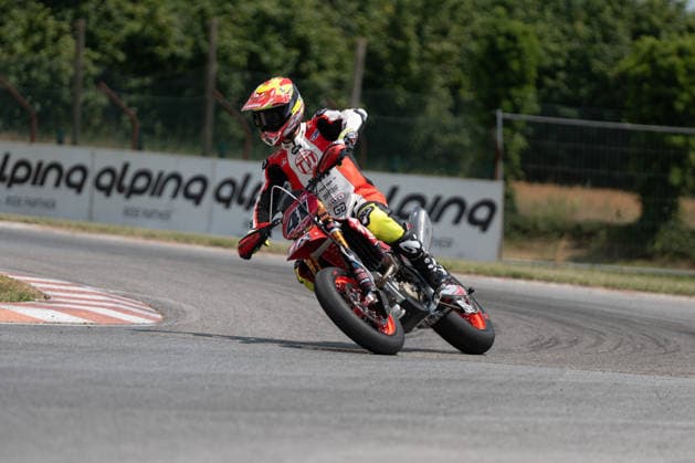 IPA85395649 - Schmidt Marc Reiner (GER) - Ducati - Team Eleven during FIM Supermoto World Championship, WM, Weltmeisterschaft 2026 - Grand Prix of Piemonte, Supermoto race in Busca, Italy, June 06 2026  Copyright: xSilvanoxMarcoxCesario IPAxSportx xx 85395649