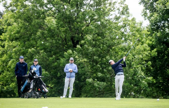 REPRO FREE *PRESS RELEASE NO REPRODUCTION FEE* EDITORIAL USE ONLY Connacht Men s Open Stroke Play Championship, Galway Golf Club, Galway 6 6 2026 James Walsh James Walsh 6 6 2026  Copyright: x INPHO TomxMaherx RDR_6818