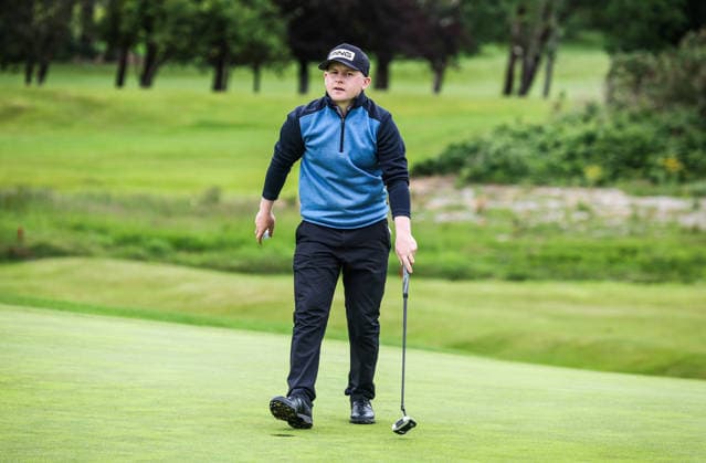 REPRO FREE *PRESS RELEASE NO REPRODUCTION FEE* EDITORIAL USE ONLY Connacht Men s Open Stroke Play Championship, Galway Golf Club, Galway 6 6 2026 David Kitt after winning the Championship David Kitt after winning the Championship 6 6 2026  Copyright: x INPHO TomxMaherx RDR_7446
