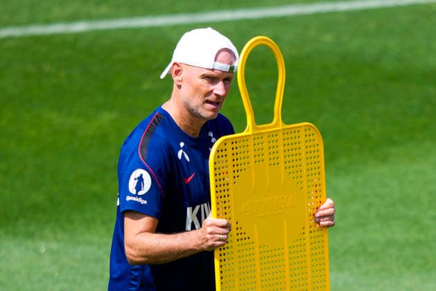 World Cup 2026 Greensboro , USA 20260606 Norway s national team manager Stale Solbakken during a training session with the Norwegian men s national football team at The University of North Carolina Greensboro UNCG Photo Fredrik Varfjell NTB Greensboro United States EDITORIAL USE ONLY RESTRICTED USE FOR BETTING COMPANIES  Copyright: xFredrikxVarfjellx xNTBx