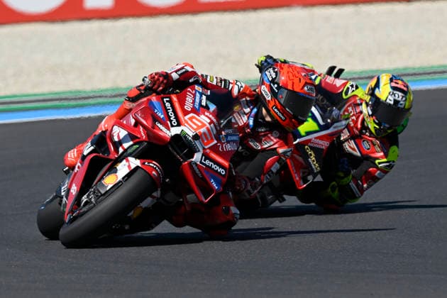 MOTO - MOTO GP - HUNGARY GRAND PRIX 2026 93 MARQUEZ Marc (spa), Ducati Lenovo Team, Ducati Desmosedici GP26, action 11 MOREIRA Diogo (bra), Pro Honda LCR, Honda RC213V, action during the 2026 MotoGP Grand Prix of Hungary , on Balaton Park circuit, from June 5 to 7, in Hungary - Balaton ParkHungary  Copyright: xGIGIxSOLDANOx