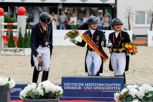 BALVE - LONGINES Balve Optimum 2026, BALVE - LONGINES Balve Optimum 2026 WERTH Isabell (GER), WANDRES Frederic (GER), SCHUERMANN Charlott-Maria (GER) Meisterehrung Deutsche Meisterschaften Dressur Grand Prix Special 2026 Dressurprüfung Kl.S