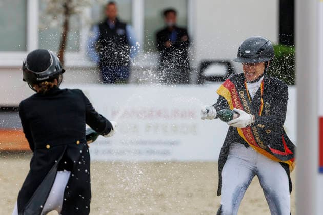 BALVE - LONGINES Balve Optimum 2026, BALVE - LONGINES Balve Optimum 2026 WERTH Isabell (GER), WANDRES Frederic (GER), SCHUERMANN Charlott-Maria (GER) Meisterehrung Deutsche Meisterschaften Dressur Grand Prix Special 2026 Dressurprüfung Kl.S