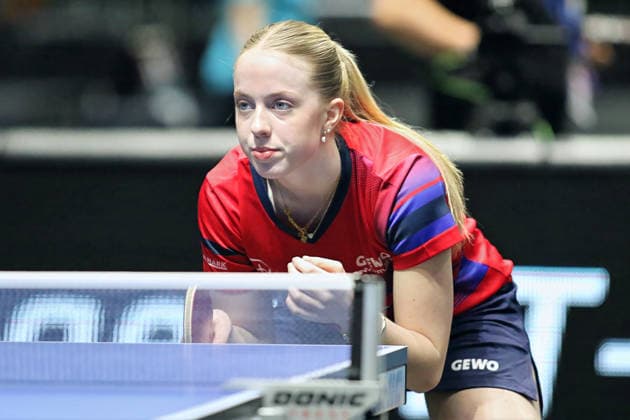 Josephina Neumann GER Erfurt TT Finals 2026 Deutsche Meisterschaft, Tischtennis Messehalle Erfurt 06.06.2026. GER Erfurt TT Finals 2026 Deutsche Meisterschaft, Tischtennis Messehalle Erfurt 06.06.2026 Thueringen Deutsche Meiterschaft 06.06.2026 Erfurt Copyright: xEibner-Pressefoto JoergxHirschx EP_JHH