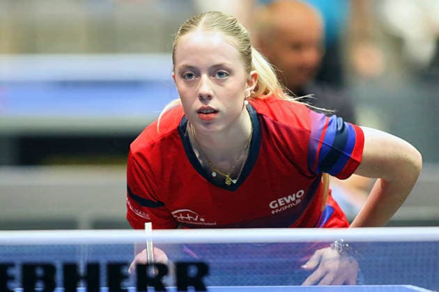 Josephina Neumann GER Erfurt TT Finals 2026 Deutsche Meisterschaft, Tischtennis Messehalle Erfurt 06.06.2026. GER Erfurt TT Finals 2026 Deutsche Meisterschaft, Tischtennis Messehalle Erfurt 06.06.2026 Thueringen Deutsche Meiterschaft 06.06.2026 Erfurt Copyright: xEibner-Pressefoto JoergxHirschx EP_JHH
