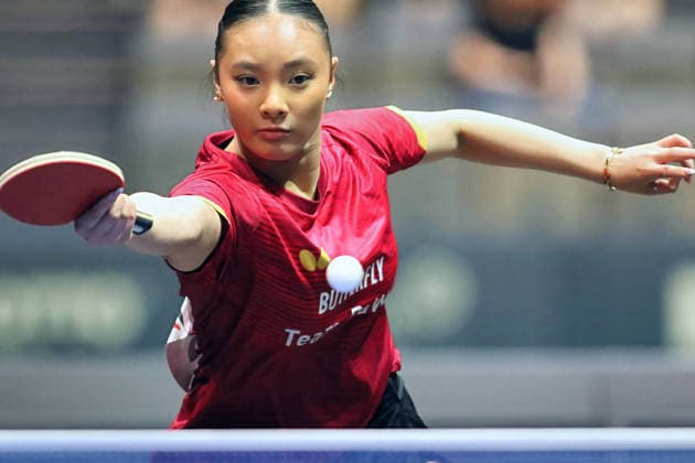 Elisa Nguyen GER Erfurt TT Finals 2026 Deutsche Meisterschaft, Tischtennis Messehalle Erfurt 06.06.2026. GER Erfurt TT Finals 2026 Deutsche Meisterschaft, Tischtennis Messehalle Erfurt 06.06.2026 Thueringen Deutsche Meiterschaft 06.06.2026 Erfurt Copyright: xEibner-Pressefoto JoergxHirschx EP_JHH