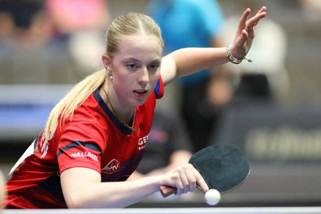 Josephina Neumann GER Erfurt TT Finals 2026 Deutsche Meisterschaft, Tischtennis Messehalle Erfurt 06.06.2026. GER Erfurt TT Finals 2026 Deutsche Meisterschaft, Tischtennis Messehalle Erfurt 06.06.2026 Thueringen Deutsche Meiterschaft 06.06.2026 Erfurt Copyright: xEibner-Pressefoto JoergxHirschx EP_JHH