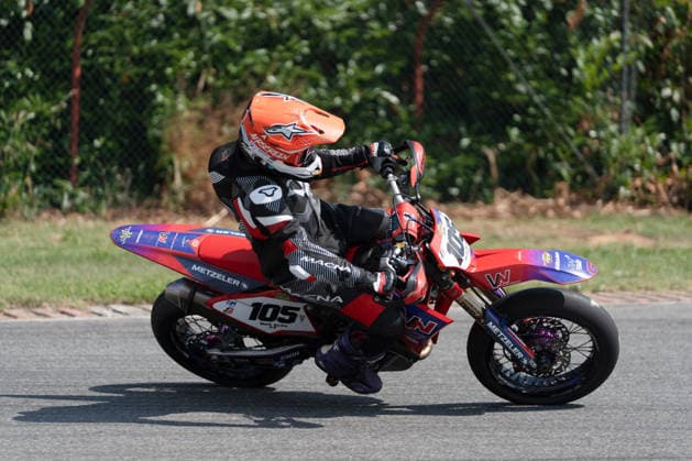 Motori - Supermoto - FIM Supermoto World Championship, WM, Weltmeisterschaft 2026 - Grand Prix of Piedmont Photo by IPA ABACAPRESS.COM85395655 - Iovita Mark Luca (ROU) - Gas Gas during FIM Supermoto World Championship 2026 - Grand Prix of Piemonte, Supermoto race in Busca, Italy, June 06 2026 Busca Italy  Copyright: xIPAxSport ABACAx