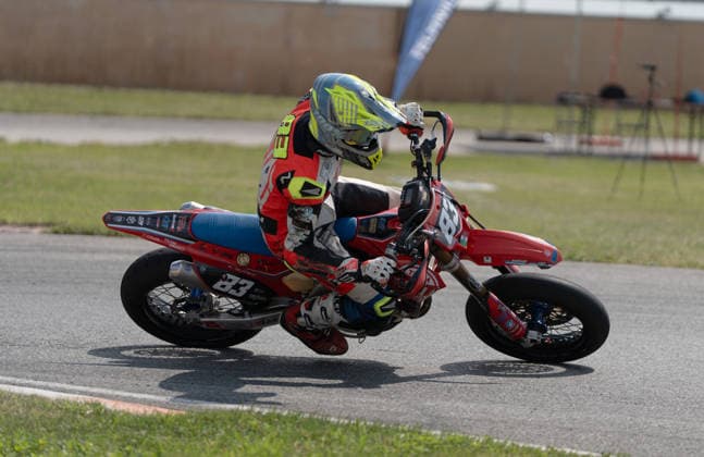 Motori - Supermoto - FIM Supermoto World Championship, WM, Weltmeisterschaft 2026 - Grand Prix of Piedmont Photo by IPA ABACAPRESS.COM85395656 - Olivier Riccardo (ITA) - TM - Team Eleven during FIM Supermoto World Championship 2026 - Grand Prix of Piemonte, Supermoto race in Busca, Italy, June 06 2026 Busca Italy  Copyright: xIPAxSport ABACAx