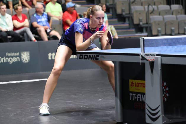 Annett Kaufmann GER Erfurt TT Finals 2026 Deutsche Meisterschaft, Tischtennis Messehalle Erfurt 06.06.2026. GER Erfurt TT Finals 2026 Deutsche Meisterschaft, Tischtennis Messehalle Erfurt 06.06.2026 Thueringen Deutsche Meiterschaft 06.06.2026 Erfurt Copyright: xEibner-Pressefoto JoergxHirschx EP_JHH