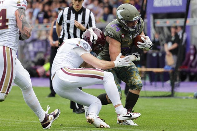 AMERICAN FOOTBALL - AFLE, Vikings vs Fire VIENNA,AUSTRIA,06.JUN.26 - AMERICAN FOOTBALL - AFLE, American Football League Europe, Vienna Vikings vs Rhein Fire. Image shows Karri Pajarinen (Vikings).  GEPAxpictures xDavidxBitzan