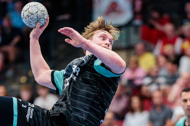Tjoervi Tyr Gislason (HC Oppenweiler Backnang, 03) im Torwurf GER, TuS N-Luebbecke vs. HC Oppenweiler Backnang, Handball, 2. Bundesliga, 34. Spieltag, Spielzeit 2025 2026, 06.06.2026 GER, TuS N-Luebbecke vs. HC Oppenweiler Backnang, Handball, 2. Bundesliga, 34. Spieltag, Spielzeit 2025 2026, 06.06.2026 Luebbecke Copyright: xEibner-Pressefoto JanxRollingerx EP_JSK