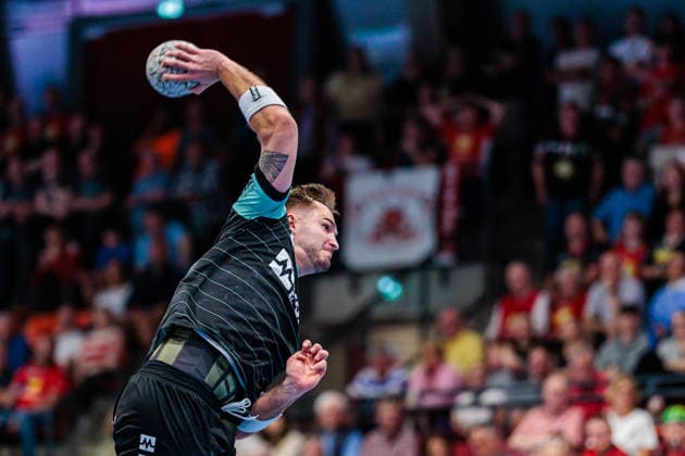 Niklas Diebel (HC Oppenweiler Backnang, 17) im Torwurf GER, TuS N-Luebbecke vs. HC Oppenweiler Backnang, Handball, 2. Bundesliga, 34. Spieltag, Spielzeit 2025 2026, 06.06.2026 GER, TuS N-Luebbecke vs. HC Oppenweiler Backnang, Handball, 2. Bundesliga, 34. Spieltag, Spielzeit 2025 2026, 06.06.2026 Luebbecke Copyright: xEibner-Pressefoto JanxRollingerx EP_JSK