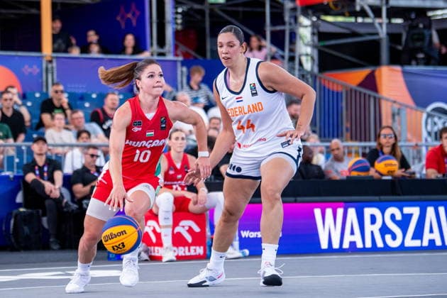 2026.06.06 Warszawa koszykowka Mistrzostwa Swiata FIBA 3x3 2026 Mistrzostwa Swiata FIBA 3x3 2026 N z Klaudia Papp, Noortje Driessen Foto Weronika Morciszek PressFocus 2026.06.06 Warszawa Basketball - FIBA 3x3 World Cup 2026 Mistrzostwa Swiata FIBA 3x3 2026 Klaudia Papp, Noortje Driessen Credit: Weronika Morciszek PressFocus NEWSPIX.PL --- newspix.pl 