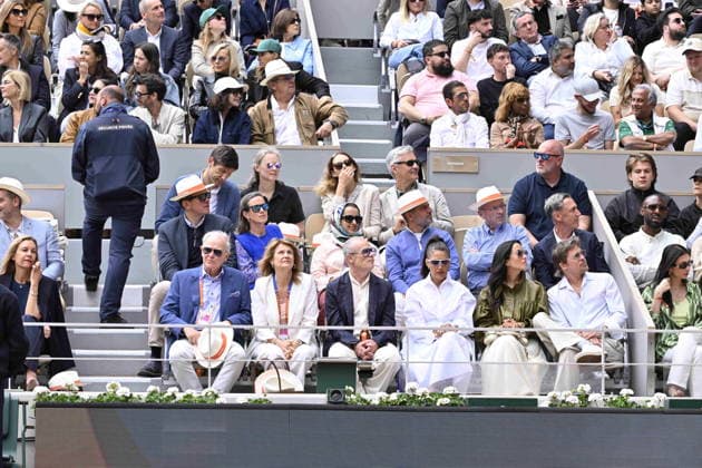 Tennis -Internationaux de France - Roland Garros 2026 - ITF - 06 06 2026 - Tennis -Internationaux de France - Roland Garros 2026 - ITF - 06 06 2026 - Brad Pitt - Usa ParisFrance  Copyright: xChryslenexCaillaud Psnewzx