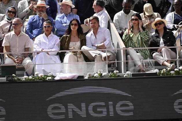 Tennis -Internationaux de France - Roland Garros 2026 - ITF - 06 06 2026 - Tennis -Internationaux de France - Roland Garros 2026 - ITF - 06 06 2026 - Brad Pitt - Usa ParisFrance  Copyright: xChryslenexCaillaud Psnewzx