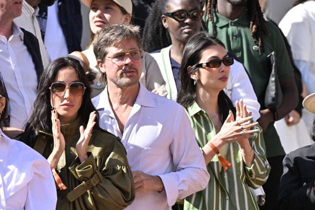 Tennis -Internationaux de France - Roland Garros 2026 - ITF - 06 06 2026 - Tennis -Internationaux de France - Roland Garros 2026 - ITF - 06 06 2026 - Brad Pitt - Usa ParisFrance  Copyright: xChryslenexCaillaud Psnewzx