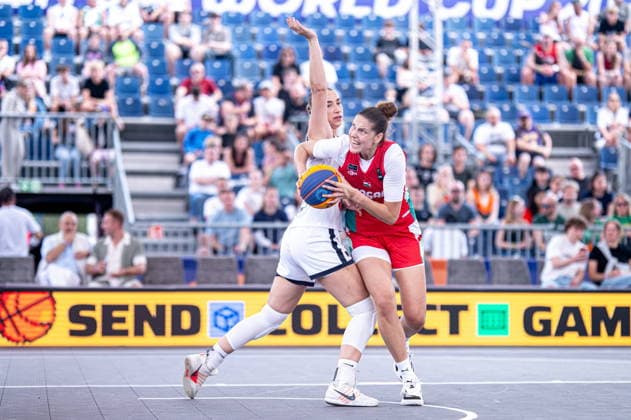 Warszawa 06.06.2026. 3x3 Basketball World Cup Day 6 in Warsaw, Poland. Netherlands - Hungary match --- Mistrzostwa Swiata w koszykowce 3x3 Dzien 6 w Warszawie. Mecz Holandia - Wegry Persons Shown : Virag Takacs-Kiss Fot. Kai Taller Arena Akcji NEWSPIX.PL --- newspix.pl 