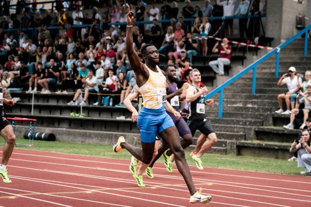 Owen Ansah (Hamburger SV, 89, 100m Maenner), GER, Leichtathletik, Athletics, Sparkassen Gala, Regensburg, 06.06.2026, GER, Leichtathletik, Athletics, Sparkassen Gala, Regensburg, 06.06.2026 Regensburg Copyright: xStefanxMayerx EP_SMR