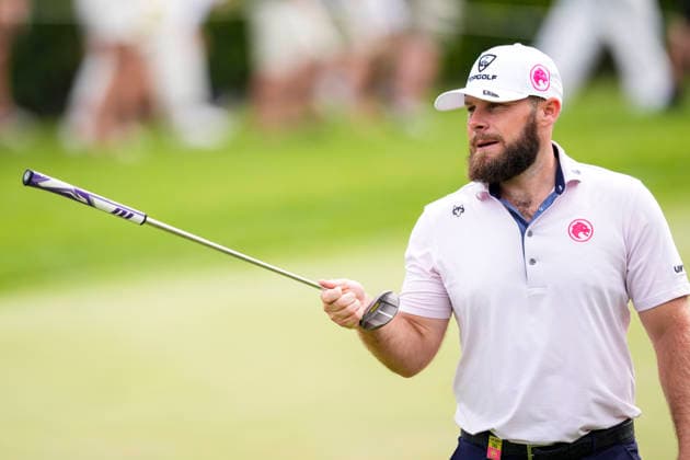 June 6, 2026, Cadiz, Cadiz, SPAIN: Tyrrell Hatton of Legion XIII team gestures during day three of the LIV Golf Andalucia at Golf Club Royal of Valderrama on June 6, 2026 in Cadiz, Spain. Cadiz SPAIN - ZUMAa181 20260606_zaa_a181_045 Copyright: xJoaquoÂ­NxCorcherox