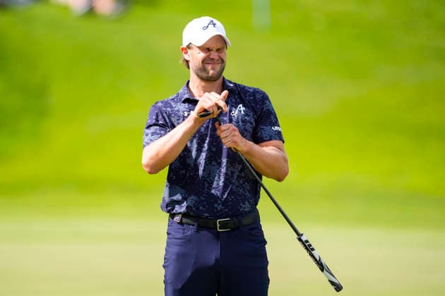 June 6, 2026, Cadiz, Cadiz, SPAIN: Thomas Detry of Aces team laments during day three of the LIV Golf Andalucia at Golf Club Royal of Valderrama on June 6, 2026 in Cadiz, Spain. Cadiz SPAIN - ZUMAa181 20260606_zaa_a181_053 Copyright: xJoaquoÂ­NxCorcherox