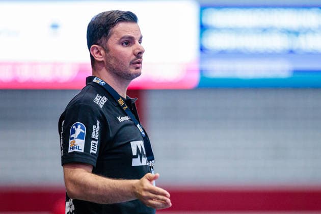 Rui Silva (HC Oppenweiler Backnang, Trainer) GER, TuS N-Luebbecke vs. HC Oppenweiler Backnang, Handball, 2. Bundesliga, 34. Spieltag, Spielzeit 2025 2026, 06.06.2026 GER, TuS N-Luebbecke vs. HC Oppenweiler Backnang, Handball, 2. Bundesliga, 34. Spieltag, Spielzeit 2025 2026, 06.06.2026 Luebbecke Copyright: xEibner-Pressefoto JanxRollingerx EP_JSK