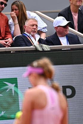2026 French Open - Boris Becker in The Stands Former tennis player Boris Becker attends the women final at the 2026 Roland-Garros tournament in Paris, FRANCE, on June 6, 2026. Photo by Corinne Dubreuil ABACAPRESS.COM Paris France  Copyright: xDubreuilxCorinne ABACAx