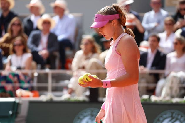 Roland Garros 2026 - Finale Chwalinska vs Andreeva La Russe Mirra Andreeva, Ã¢gÃ e de 19 ans, a battu la Polonaise Maja Chwalinska (6-3, 6-2) samedi 6 juin lors de la finale de Roland-Garros Ã Paris. Nineteen-year-old Russian Mirra Andreeva beat Poland s Maja Chwalinska (6-3, 6-2) on Saturday, June 6, in the French Open final in Paris, France.  Copyright: xFabricexChasseryx