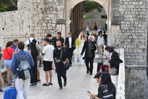 Dubrovnik, 060626. Wedding of Croatian footballer Borna Sosa. Photo: Bozo Radic CROPIX Dubrovnik Croatia Copyright: xxBozoxRadicx xCROPIXx wedding_borna_sosa25-060626