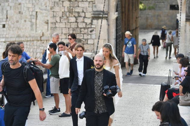 Dubrovnik, 060626. Wedding of Croatian footballer Borna Sosa. Photo: Bozo Radic CROPIX Dubrovnik Croatia Copyright: xxBozoxRadicx xCROPIXx wedding_borna_sosa26-060626