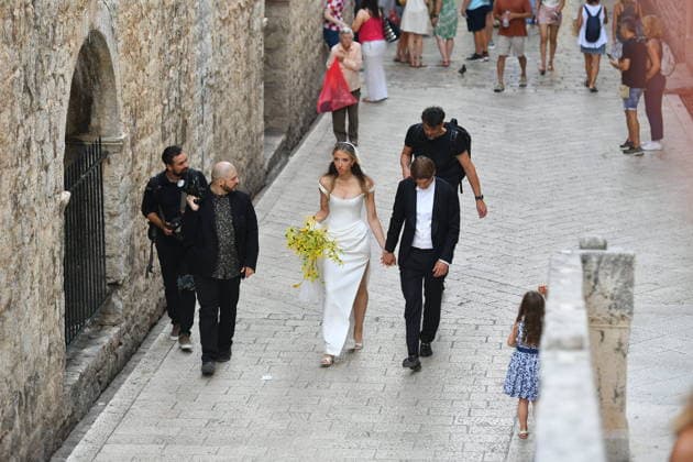Dubrovnik, 060626. Wedding of Croatian footballer Borna Sosa. Photo: Bozo Radic CROPIX Dubrovnik Croatia Copyright: xxBozoxRadicx xCROPIXx wedding_borna_sosa36-060626