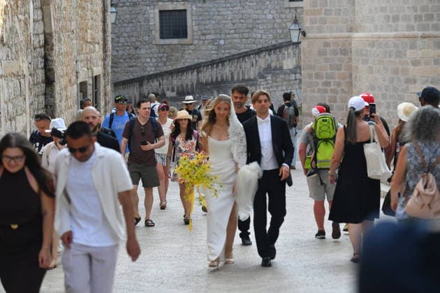 Dubrovnik, 060626. Wedding of Croatian footballer Borna Sosa. Photo: Bozo Radic CROPIX Dubrovnik Croatia Copyright: xxBozoxRadicx xCROPIXx wedding_borna_sosa42-060626