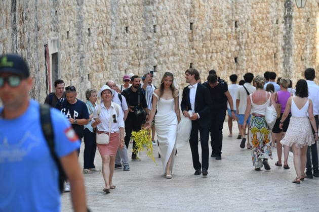 Dubrovnik, 060626. Wedding of Croatian footballer Borna Sosa. Photo: Bozo Radic CROPIX Dubrovnik Croatia Copyright: xxBozoxRadicx xCROPIXx wedding_borna_sosa44-060626