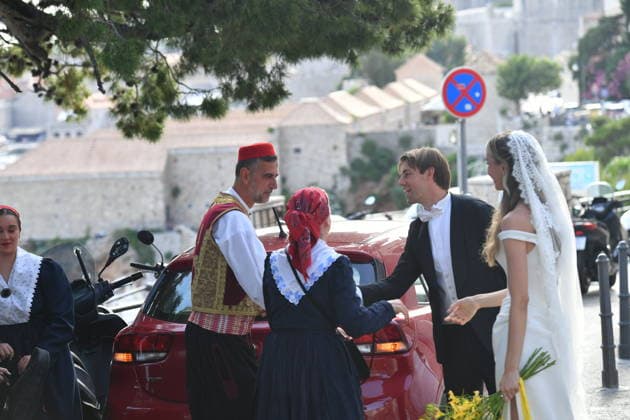Dubrovnik, 060626. Wedding of Croatian footballer Borna Sosa. Photo: Bozo Radic CROPIX Dubrovnik Croatia Copyright: xxBozoxRadicx xCROPIXx wedding_borna_sosa47-060626