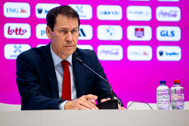 BRUSSELS, BELGIUM - JUNE 6: Belgium head coach Rudi Garcia attends a press conference, PK, Pressekonferenz after the International Friendly, Länderspiel, Nationalmannschaft match between Belgium and Tunisia at King Baudouin Stadium on June 6, 2026 in Brussels, Belgium.  Copyright: xRenexNijhuis MBxMediax