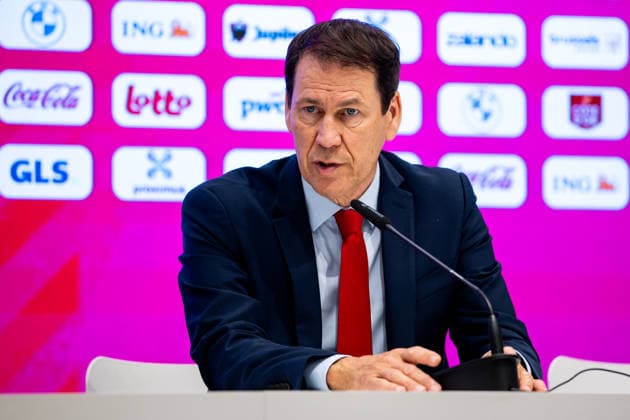 BRUSSELS, BELGIUM - JUNE 6: Belgium head coach Rudi Garcia attends a press conference, PK, Pressekonferenz after the International Friendly, Länderspiel, Nationalmannschaft match between Belgium and Tunisia at King Baudouin Stadium on June 6, 2026 in Brussels, Belgium.  Copyright: xRenexNijhuis MBxMediax