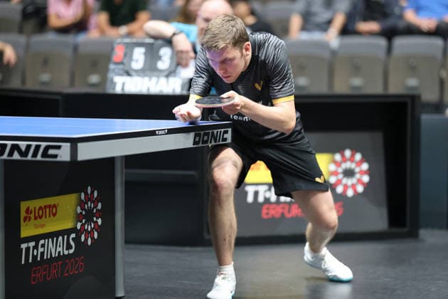 Tobias Hippler GER Erfurt TT Finals 2026 Deutsche Meisterschaft, Tischtennis Messehalle Erfurt 06.06.2026. GER Erfurt TT Finals 2026 Deutsche Meisterschaft, Tischtennis Messehalle Erfurt 06.06.2026 Thueringen Deutsche Meiterschaft 06.06.2026 Erfurt Copyright: xEibner-Pressefoto JoergxHirschx EP_JHH