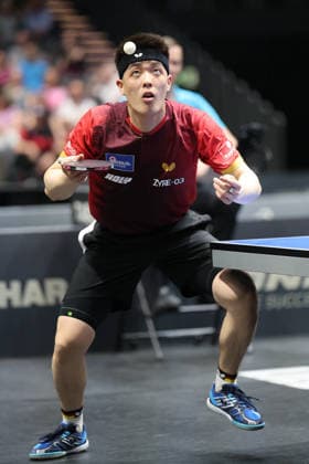 Dang Qiu GER Erfurt TT Finals 2026 Deutsche Meisterschaft, Tischtennis Messehalle Erfurt 06.06.2026. GER Erfurt TT Finals 2026 Deutsche Meisterschaft, Tischtennis Messehalle Erfurt 06.06.2026 Thueringen Deutsche Meiterschaft 06.06.2026 Erfurt Copyright: xEibner-Pressefoto JoergxHirschx EP_JHH