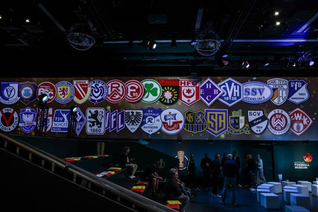 Fussball, DFB-Pokal Saison 2026 2027 DFB-Pokalauslosung zur 1.Runde 06.06.2026, Deutsches Fussballmuseum Vereine aus dem Amateurtopf Dortmund Deutsches Fussballmuseum Nordrhein-Westfalen Deutschland