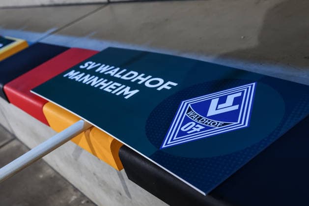 Fussball, DFB-Pokal Saison 2026 2027 DFB-Pokalauslosung zur 1.Runde 06.06.2026, Deutsches Fussballmuseum Schild Waldhof Mannheim Dortmund Deutsches Fussballmuseum Nordrhein-Westfalen Deutschland