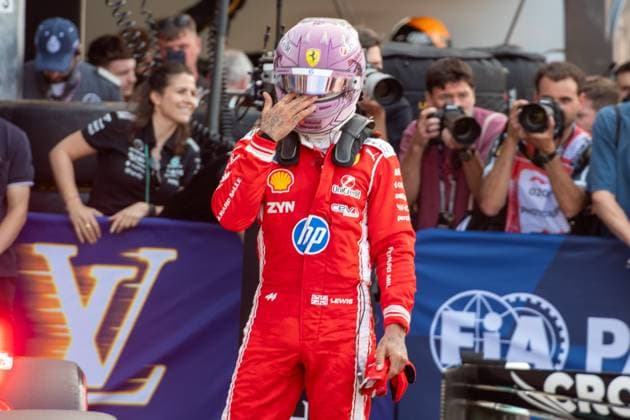 Lewis Hamilton 44, Scuderia Ferrari HP, Qualifying, Grosser Preis von Monaco, Motorsport, Herren, Formel 1, 06.06.2026 Monte Carlo Monaco MCO