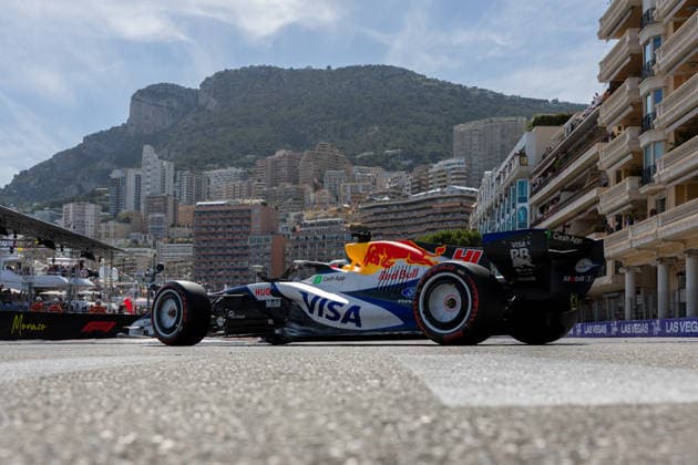 FORMULA 1 - GP of Monaco MONTE CARLO,MONACO,06.JUN.26 - MOTORSPORTS, FORMULA 1 - Grand Prix of Monaco, Circuit de Monaco, practice and qualifying. Image shows Arvid Lindblad (GBR Racing Bulls).  GEPAxpictures xGabrielxLopez